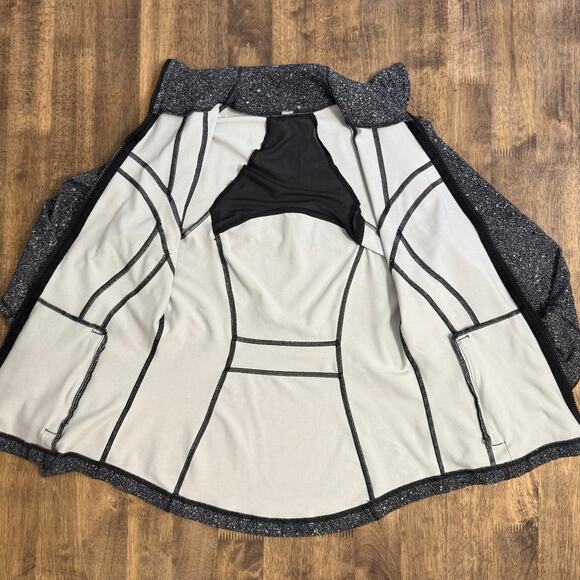 Lululemon Define Jacket Luon Full-Zip Fitted Luminesce Splatter White Black Sz 6 - Picture 7 of 11